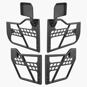 VEVOR Jeep Tube Doors, 4-Door, Hunting Style Jeep Tubular Door with DOT Certified Rear View Mirrors