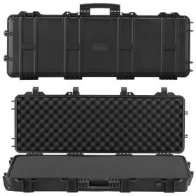 VEVOR Hard Rifle Case, Lockable Rifle Case with Pre-cut Foams, 40 in Gun Storage with Wheels