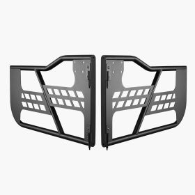cVEVOR Jeep Tube Doors, 2-Door, Hunting Style Jeep Tubular Door with Heavy-Duty Hinges & OE Latch, Jeep Doors with Rubber Pads & Toughened Steel T