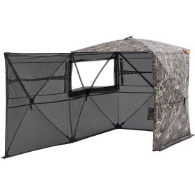 Portable Hunting Blind See Through Ground Deer Blinds 4-5 Person Carrying Bag