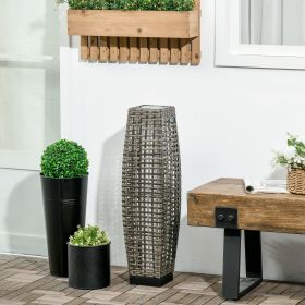 Solar Floor Lamp (Option: Gray-230x230x840 mm)