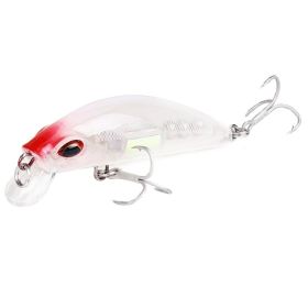 1Pcs Lifelike Luminous Minnow Winter Fishing Lures 70mm/11g Hard Artificial Bait Fish Tackle Crankbaits Fishing Accessories (Color: 6)
